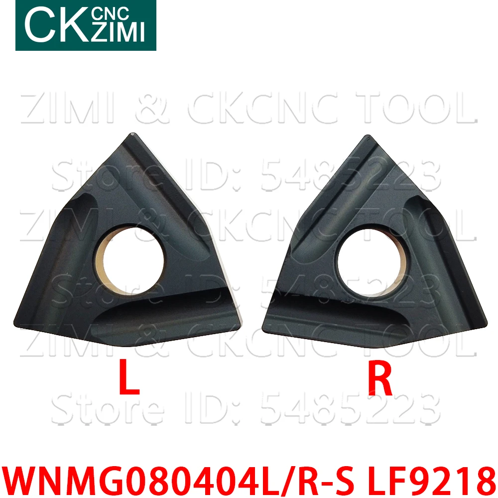 WNMG080404R-S LF9218 WNMG080404L-S LF9218 Hartmetall stoßen Interne Externe Drehen Insert CNC Drehmaschine cutter werkzeug WNMG für stahl