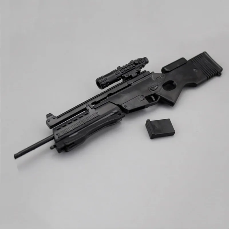 1/6 Scale SL8 Automatic Rifle Assembly Weapon Model Kit Soldier Accessories