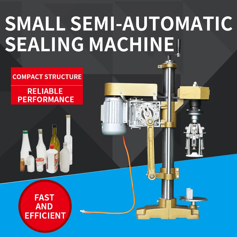 Small Sealing Machine Wine Bottle Beverage Bottle Aluminum Cap Electric Screw Lock Cap Sealing Machine