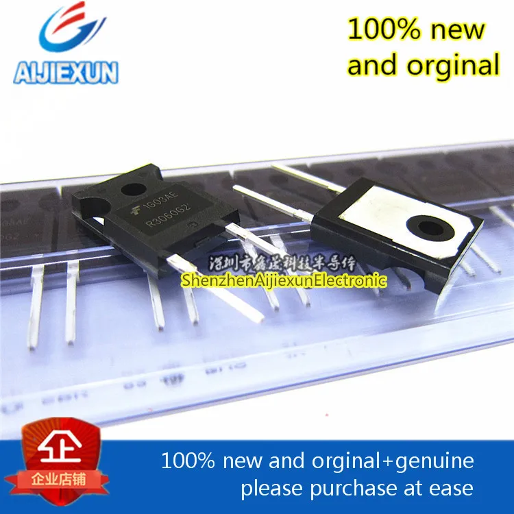 10 pçs 100% novo e original r3060g2 isl9r3060g2 fsc to-247 30a600v 30a, 600v stealt diode grande estoque