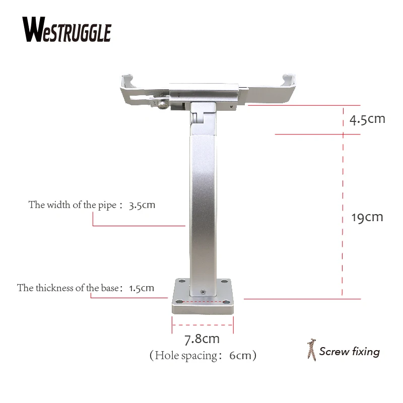 Wall mount &Desktop anti-theft lock holder security display stand for 8-13\