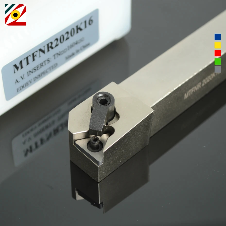 EDGEV 91 gradi MTFNR MTFNL 1616H16 2020K16 2525M16 3232P16 portautensili per tornitura esterna per tornio CNC per TNMG160404 160408