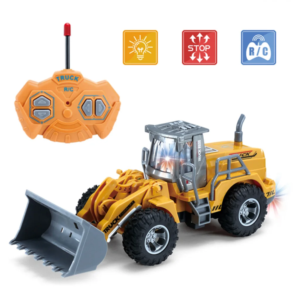 1/30 Rc Truck telecomando giocattoli per auto per ragazzi 4 canali Rc escavatore trattore motore veicolo giocattolo modello di costruzione per bambini