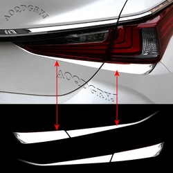 Stainless Chrome Taillight Eyebrows Moulding Strips Trim Cover For Lexus ES300h ES350 2019-2025