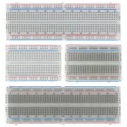 400/830 punti Breadboard 830 punti Breadboard MB-102 scheda di prova PCB senza saldatura Breadboard a 400 fori test MB102 sviluppo fai da te