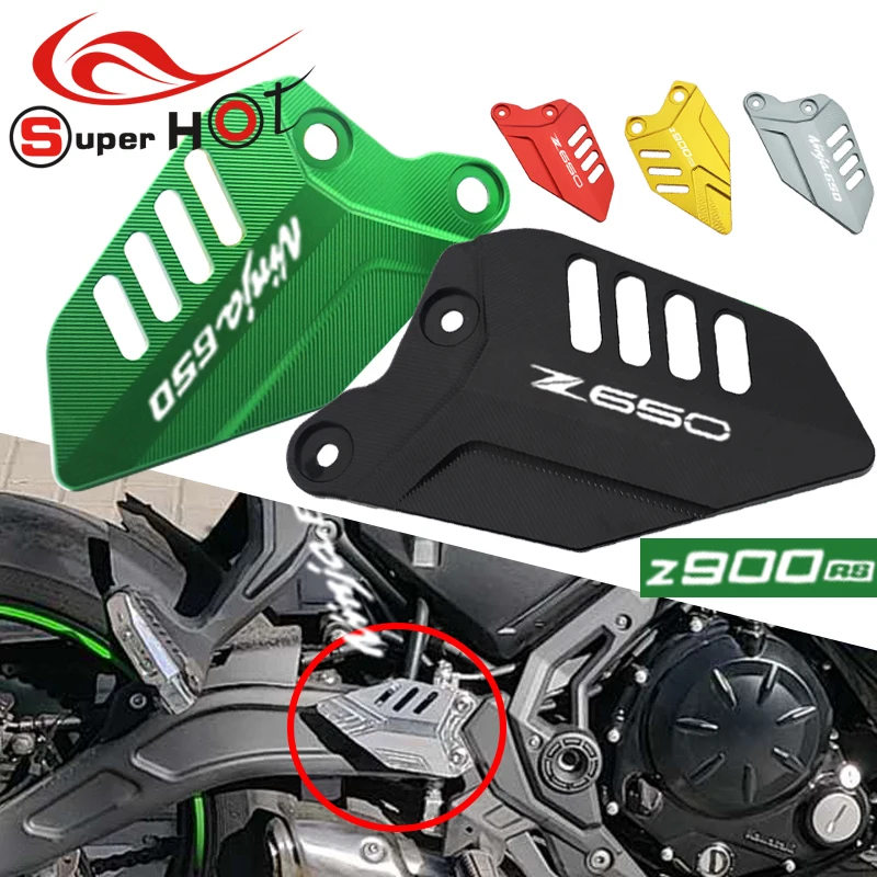 For Kawasaki Z900RS Z650 NINJA650 2017-2021 Accessories Front Foot Side Stand Enlarge Pedal Wing Bracket for ninja z 900rs 650