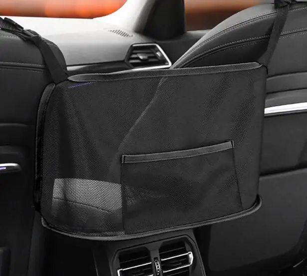 Sac de rangement en nylon élastique pour voiture, porte-bagages, filet à bagages, coffre à mailles é