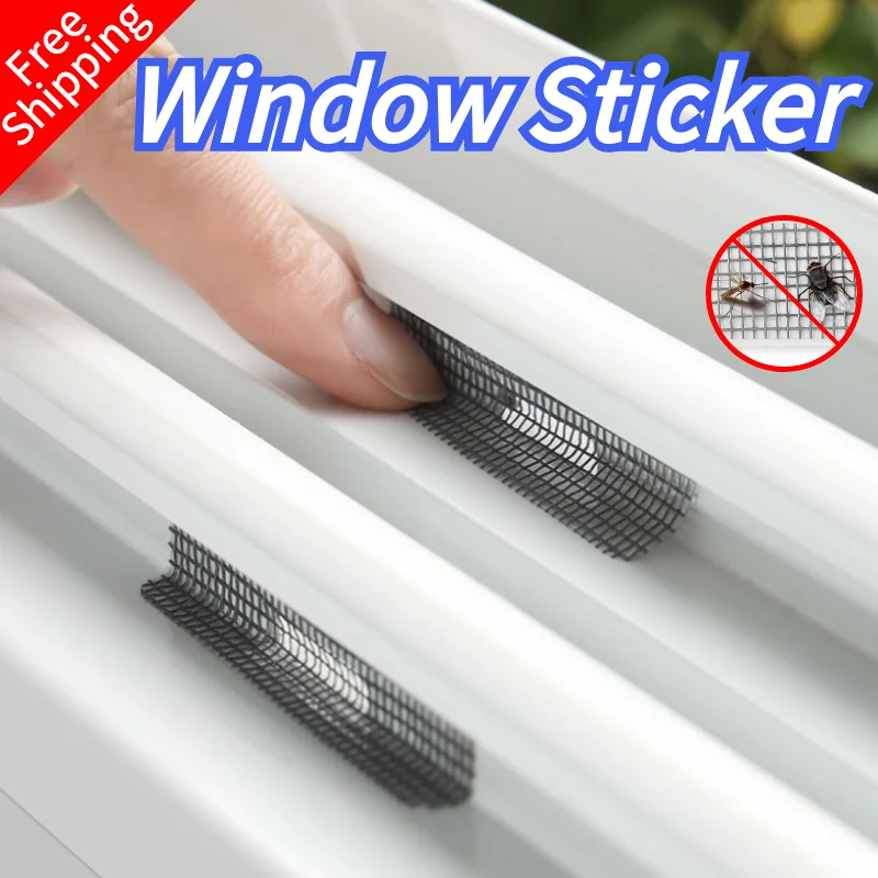 

20PCS Anti-insect Fly Bug Door Window Mosquito Screen Net Repair Tape Patch Adhesive Window Repair Accessories