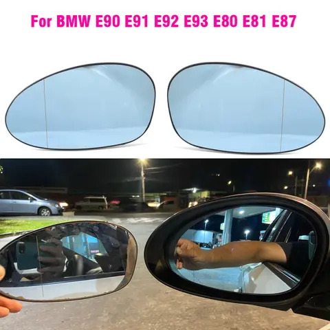 BMW E90 미러 가열 사이드 미러 유리 백미러 BMW E90 E91 E92 E93 M3 스타일 E80 E81 E87