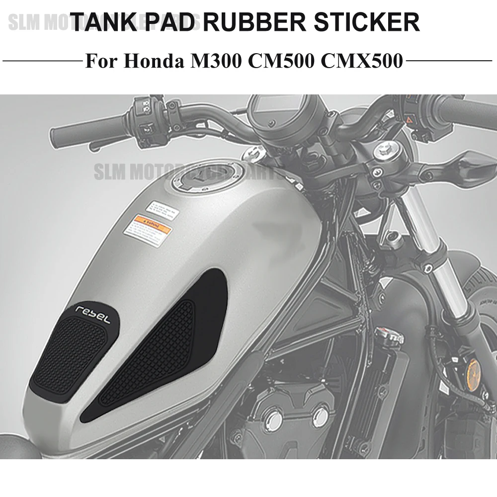 

Retro Cafe Racer For Honda Rebel 300 Rebel 500 CMX 2017 2018 2019 Tank Rubber Sticker Protector Sheath Knee Tank Pad Grip Decal