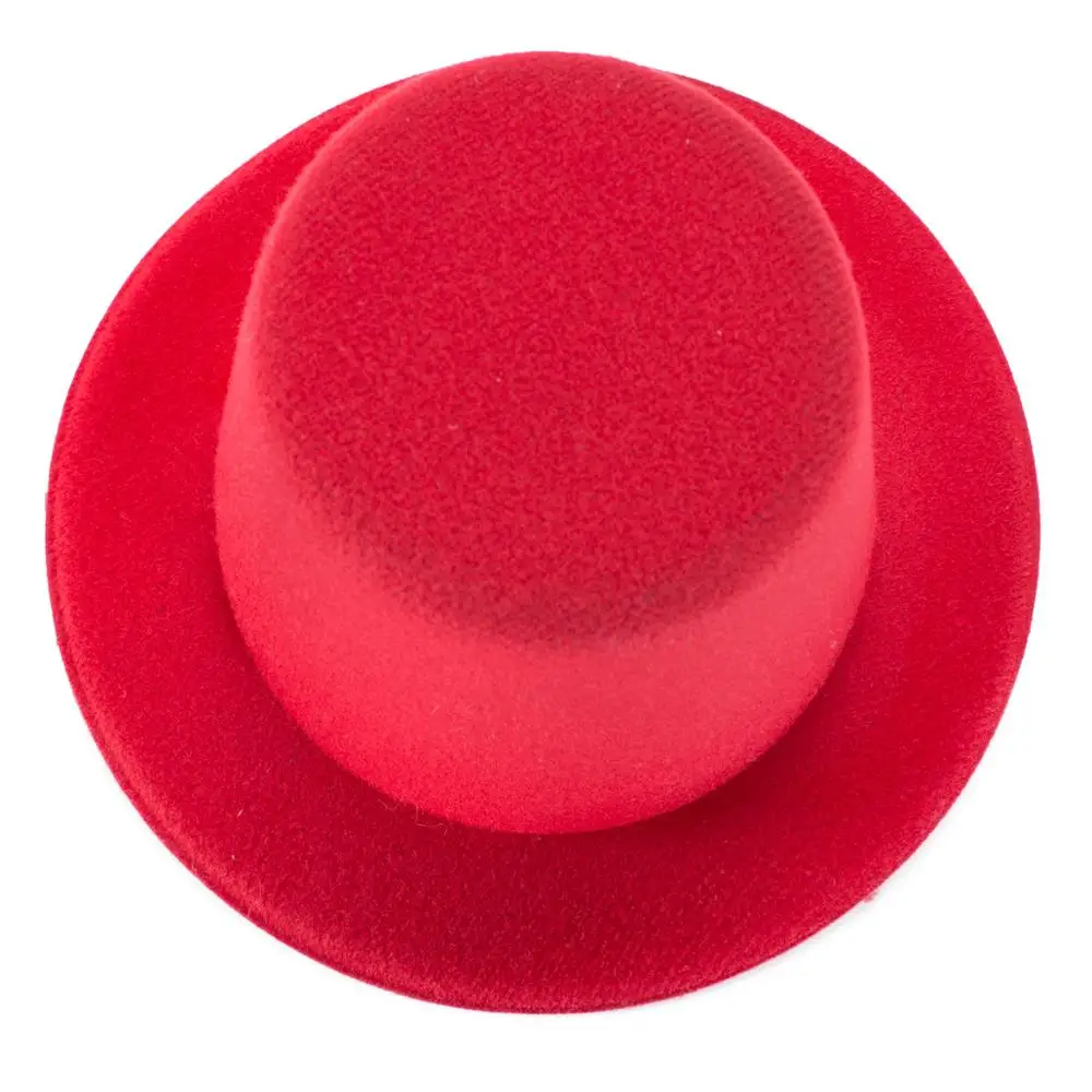 Mini sombrero de copa alta para hombre y mujer, sombrero fascinador de fiesta de boda, EVA, 9cm, Base de sombrero Millinery, artesanía de bricolaje,