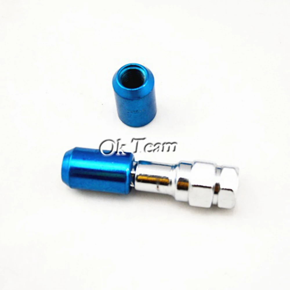 16 Pcs 12x1.5mm Auto Car Racing Alloy Wheel Lug Nut Nuts Kit Sets Screw Blue New