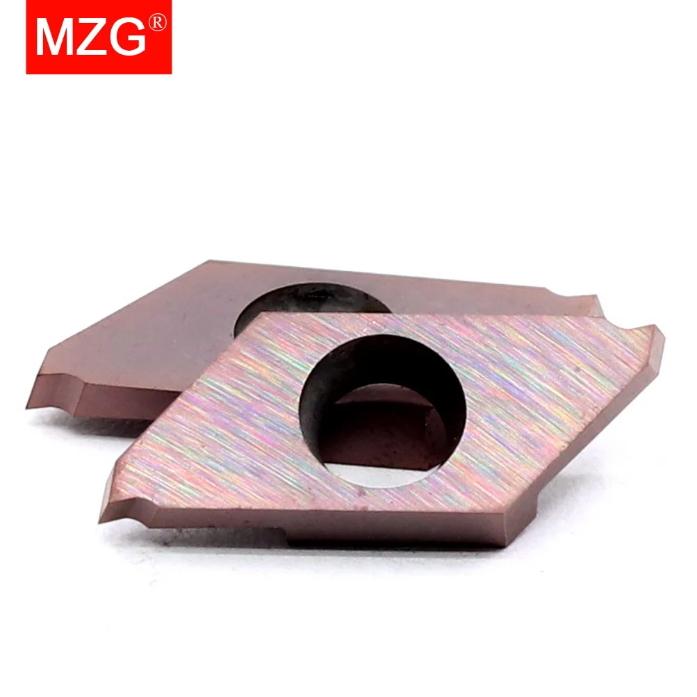 MZG 10PCS CTP CTPA FL ZP15  CNC Lathe Machining Toolholder Small PartsCutting-off Grooving Stainless Steel Solid Carbide Inserts