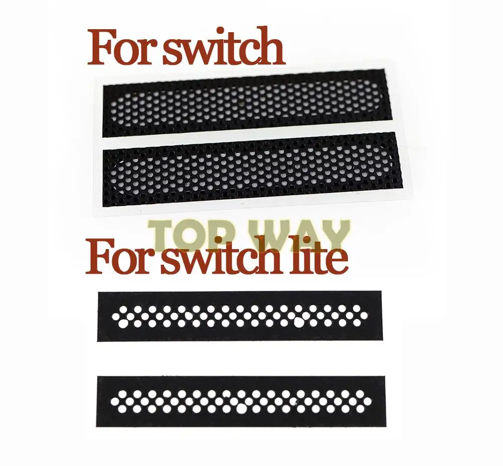 200 STKS VOOR NS Schakelaar Lite Links Rechts Stof Voorkomen Netto/Mesh Vervanging voor Nintendo Switch Console Koeler Filter stof-Net