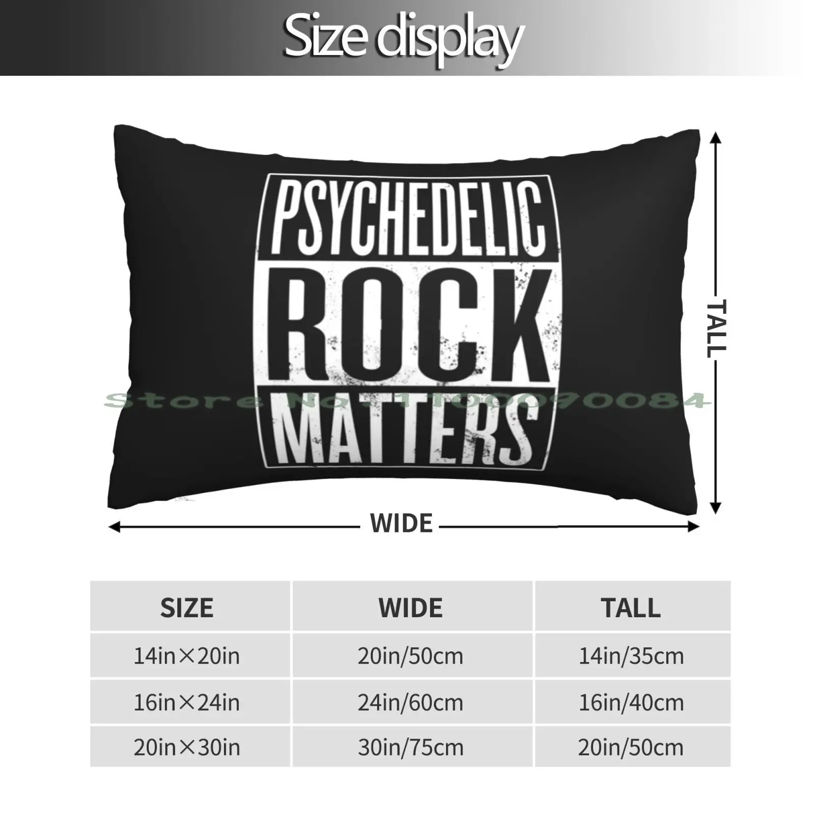 Psychedelic Rock Matters Pillow Case 20x30 50*75 Sofa Bedroom Death Loop Arkane Video Game Fps Long Rectangle Pillowcover Home