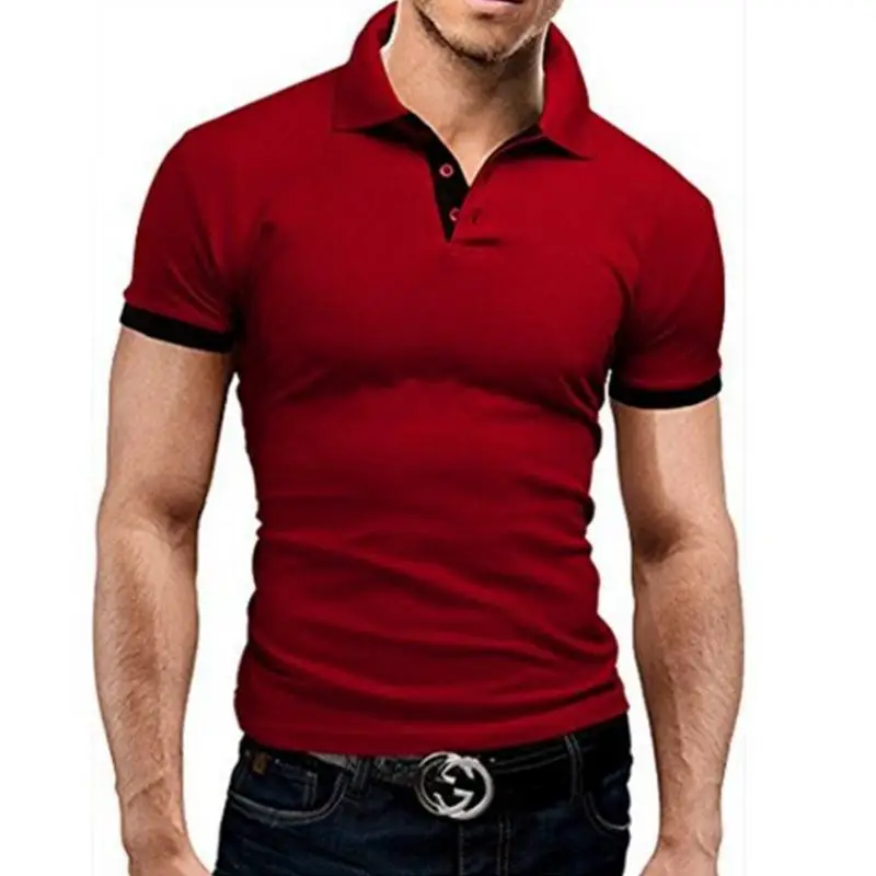 Camisa Polo Para Hombre, Ropa De Hombre 5xl, Informal, Delgado, Transpirable,Verano, Polo, 10 Colores, Manga Corta, 2019