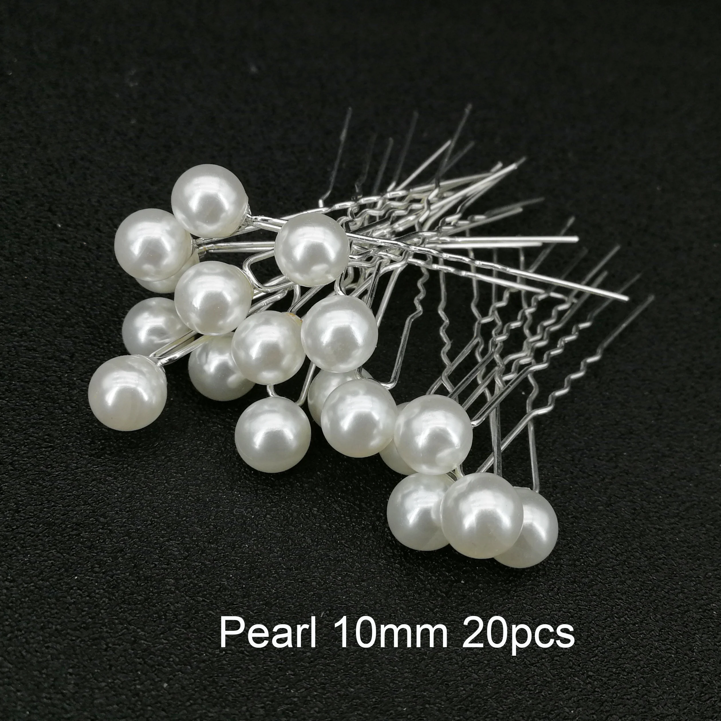 Women U Shape Hair Clips Bobby Pins for Women Girls Brides Hairstyling Tools Accessories Crystal Pearl Hairpins Metal Barrettes