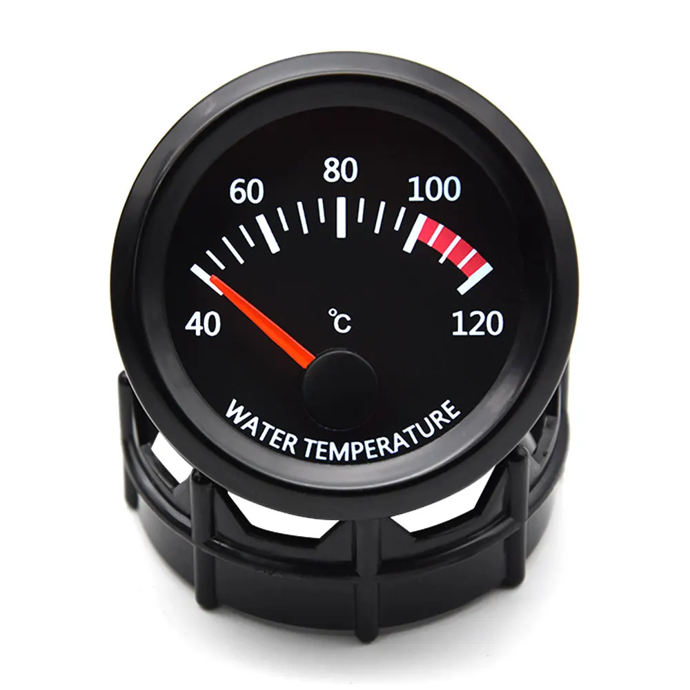 52MM LCD Water Temp Gauge With Sensor 1/8NPT Adapter 28-40MM 40~120 Celsius racing water tank level indicator water Temperature