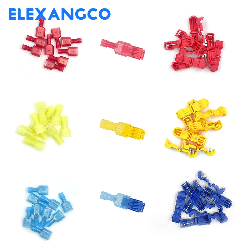 30Pcs T-Tap Elektrische Draht Anschlüsse Terminals Selbst-Strippen Schnell Splice Connectors Isolierte Männlichen Schnell Trennen Terminal – Detail 5