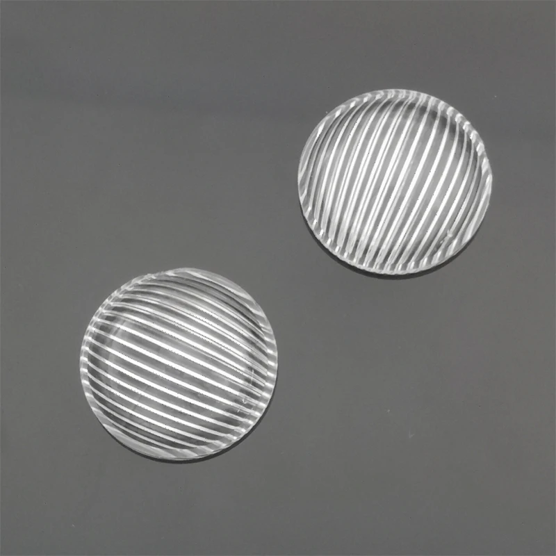 20 قطعة البصرية PMMA LED عدسة 23 مللي متر * 8 مللي متر بلانو محدب 60 درجة الاكريليك مكثف العدسات ل بقعة ضوء المصباح DIY بها بنفسك