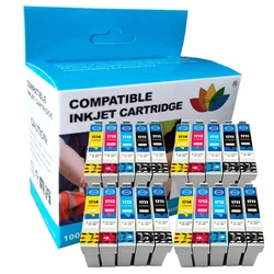 Printer ink cartridge for Compattible inks EPSON XP-103 XP-203 XP-207 XP-33 XP-303 XP-306 XP-313 XP-403 XP-406 XP-413 17XL T1711