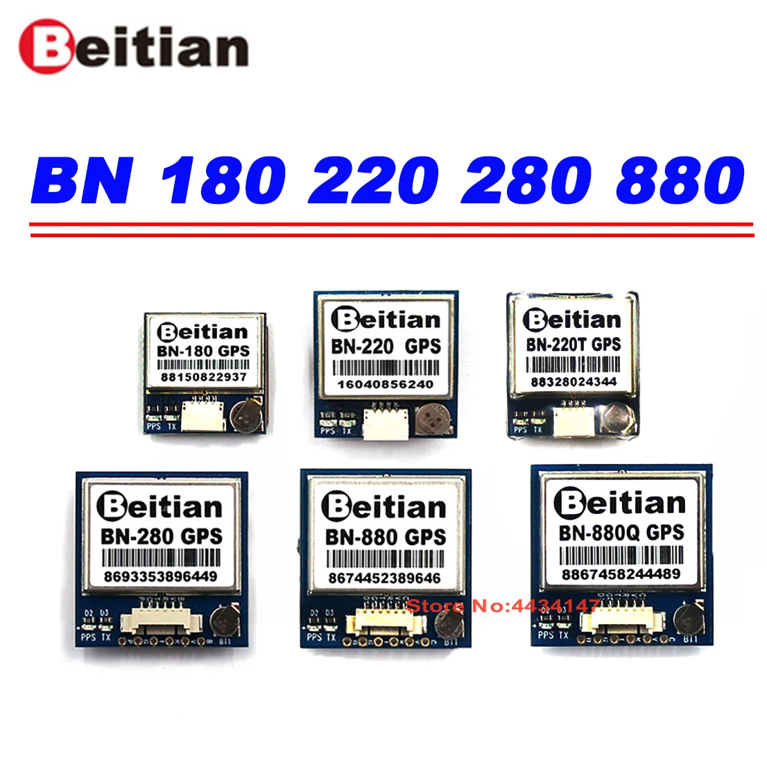 

GPS-модуль Beitian BN220 BN280 BN880, GPS-модуль для FPV гоночных дронов дальнего радиуса действия, GLONASS, TTL уровень, двойной GNSS