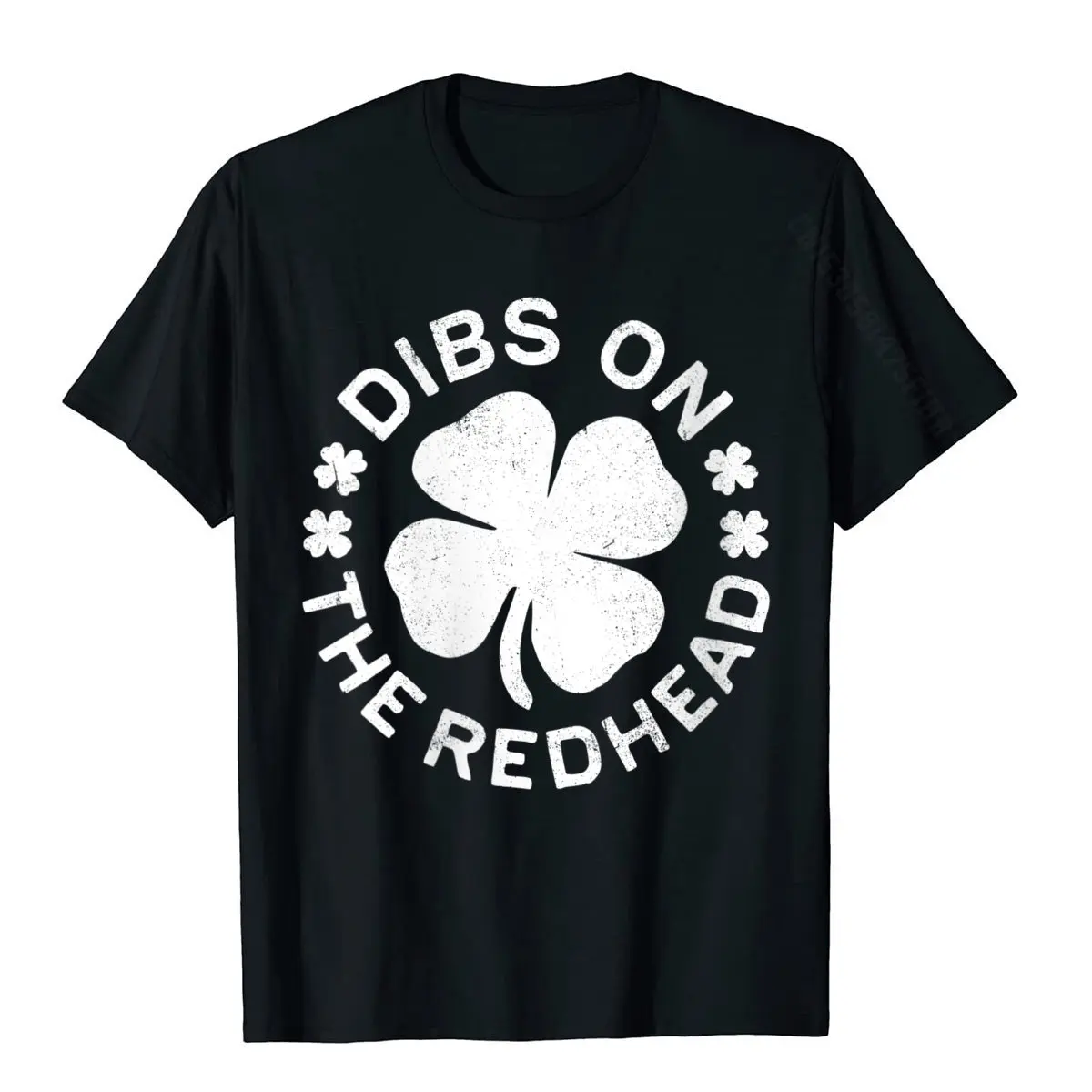 Womens Dibs On The Redhead Shirt Funny St Patricks Day Drinking T-Shirt Summer Tees Cotton Mens T Shirt Summer New Arrival