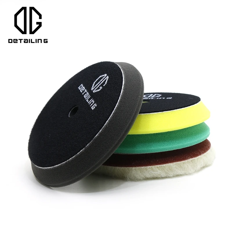 Korea 5“/6” Dula Action Polisher Foam Wool Buffing Pad Kit Sponge Polishing Pad