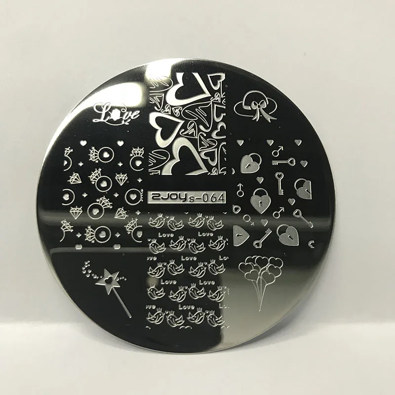 nail art stamping plates snowflake template flowers image plate zjoys series nail printing tools 40-80