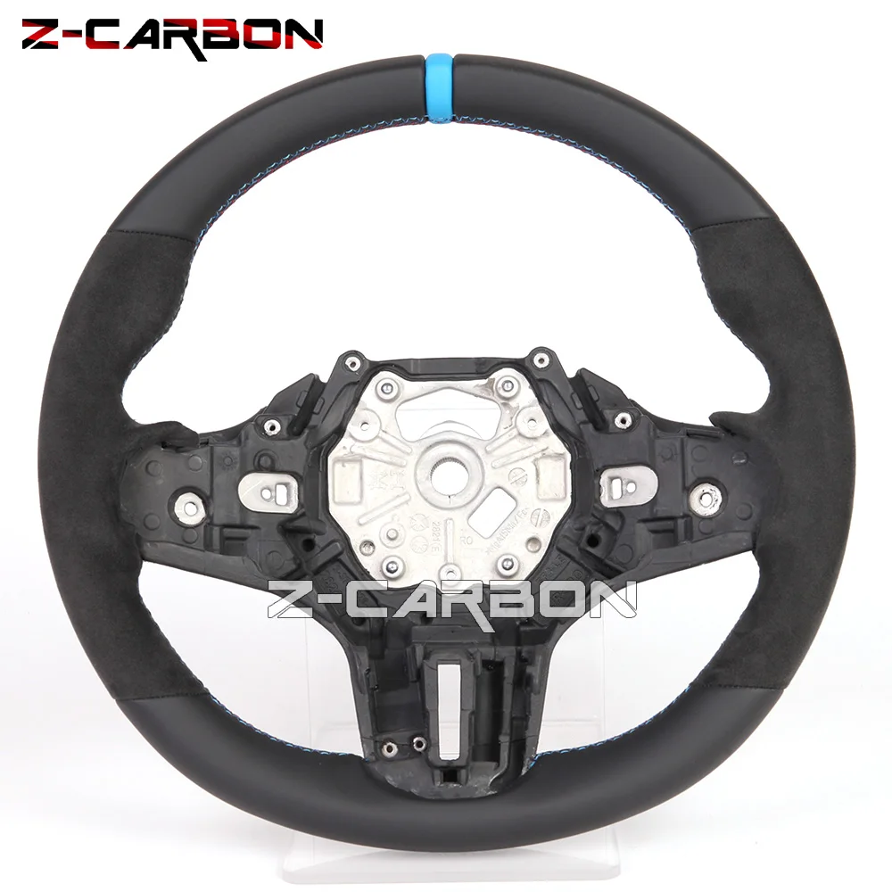 Steering Wheel Leather For BMW G20 G30 G31 G01 G02 G05 G06 G07 G08 G11 G12 Alcantara Steering Wheel Modification Car Accessories