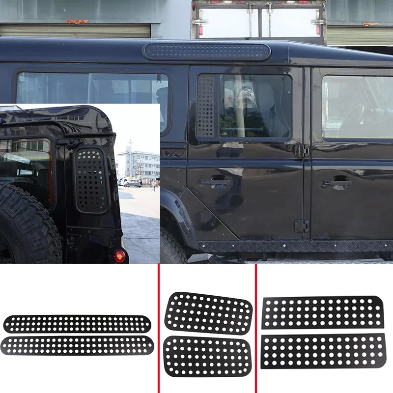 

Автомобильный Стайлинг для Land Rover Defender 90 110 130 2004-2018, Защитная панель для задней крыши, боковых окон, стекла, автомобильные аксессуары