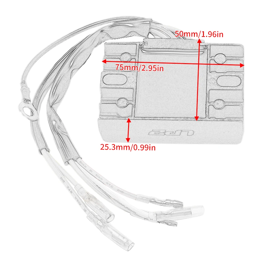 Moto Voltage Regulator Rectifier For Suzuki DF8A DF9.9A 2010-2017 DF20 2007-2008 DF25 V-twin 2006-2013  32800-95J00  32800-95J01