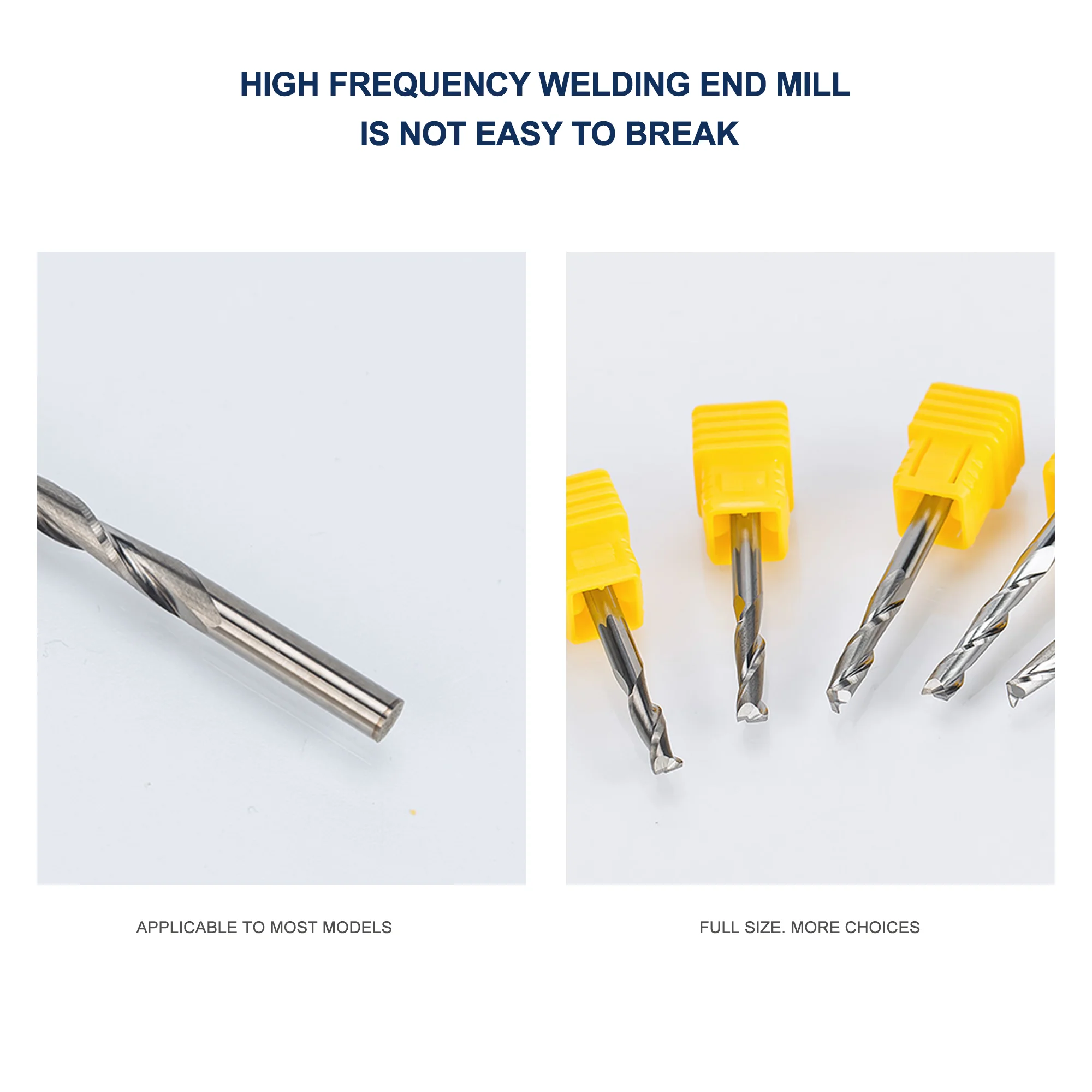 UCHEER 1/5pcs 3.175mm 2 Flute Engraving Bit Tungsten Carbide CNC Milling Cutter Coated CNC End Mill for Woodworking