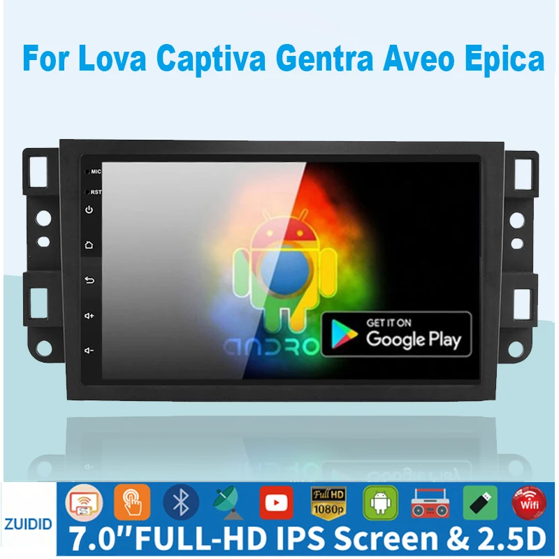 

2 Din Android 10.1 Car Radio Multimedia DVD Player for Chevrolet Aveo Epica Captiva Spark Optra Tosca Kalos GPS Stereo