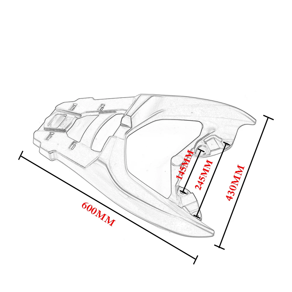 For Yamaha NMAX155 nmax 155 n max 155 max155 2020 Rear Luggage Rack Cargo Holder Shelf Tool Box Bracket Scooter Accessories