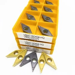 VBMT160408 VBMT160404  HQ VP15TF/UE6020/US735 Original Carbide Inserts CNC Metal Lathe Turning Tools VBMT 160404/160408  Cutting