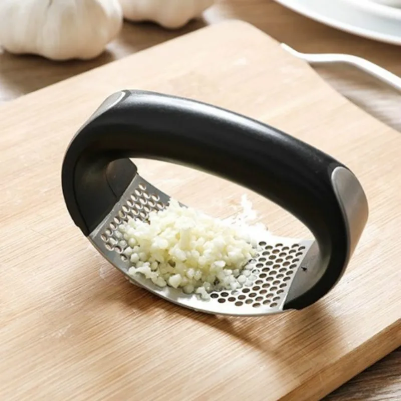 Dụng Cụ Ép Tỏi Inox Vòng Cối Xay Tỏi Tỏi Máy Đùn Bằng Tay Tỏi Rammer