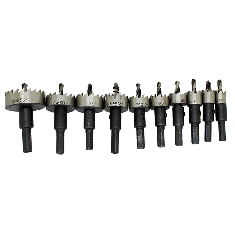 Juego de sierras de copa HSS, brocas de acero inoxidable de aleación de Metal, 14-40mm, alta calidad