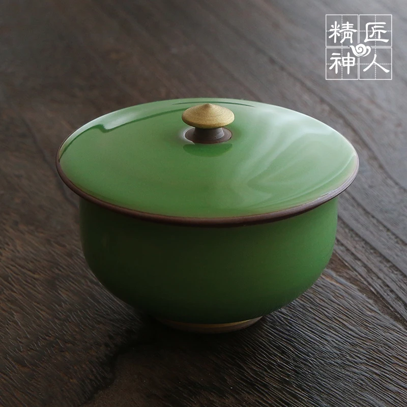 

is imported from Japan cui tang grass field burning jinding hand-painted tureen master cup of sweet tea cups and cups