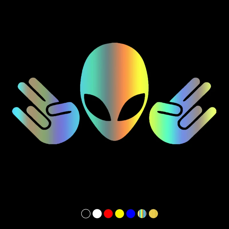 

30391# 20x10 cm car sticker Alien Shocker car decal waterproof stickers on car truck bumper rear window vinyl die cut