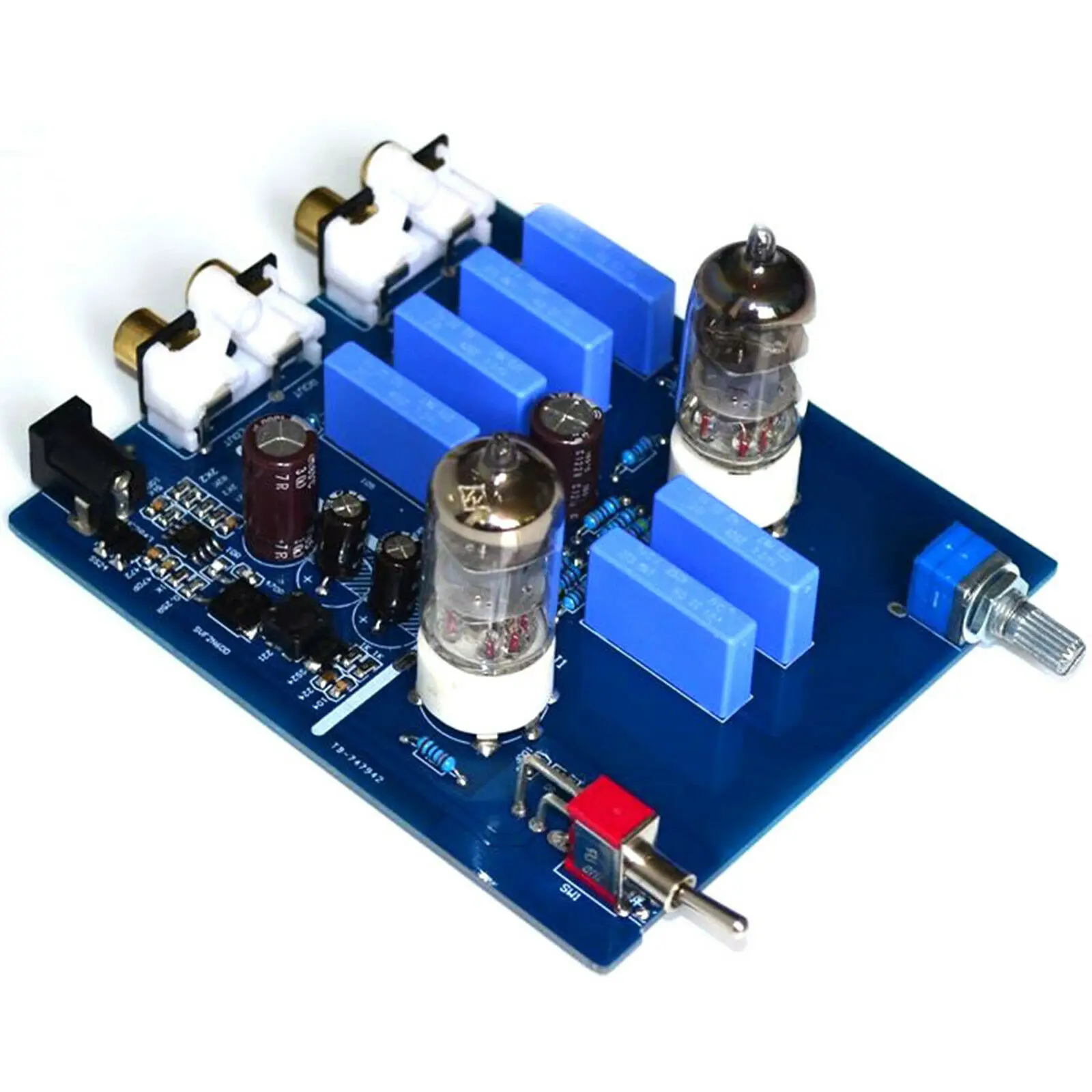 6J1 Tube Bile Preamp Fever HIFI Mini Home Audio Preamplifier Power Amplifier Board DC12V2A