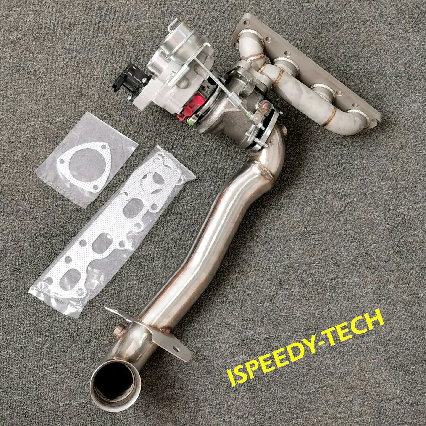 Billet Turbo + Catless Downpipe + Manifold For Citroen C-4 DS-3 Peugeot 308 5008 RCZ 1.6 THP EP6CDT