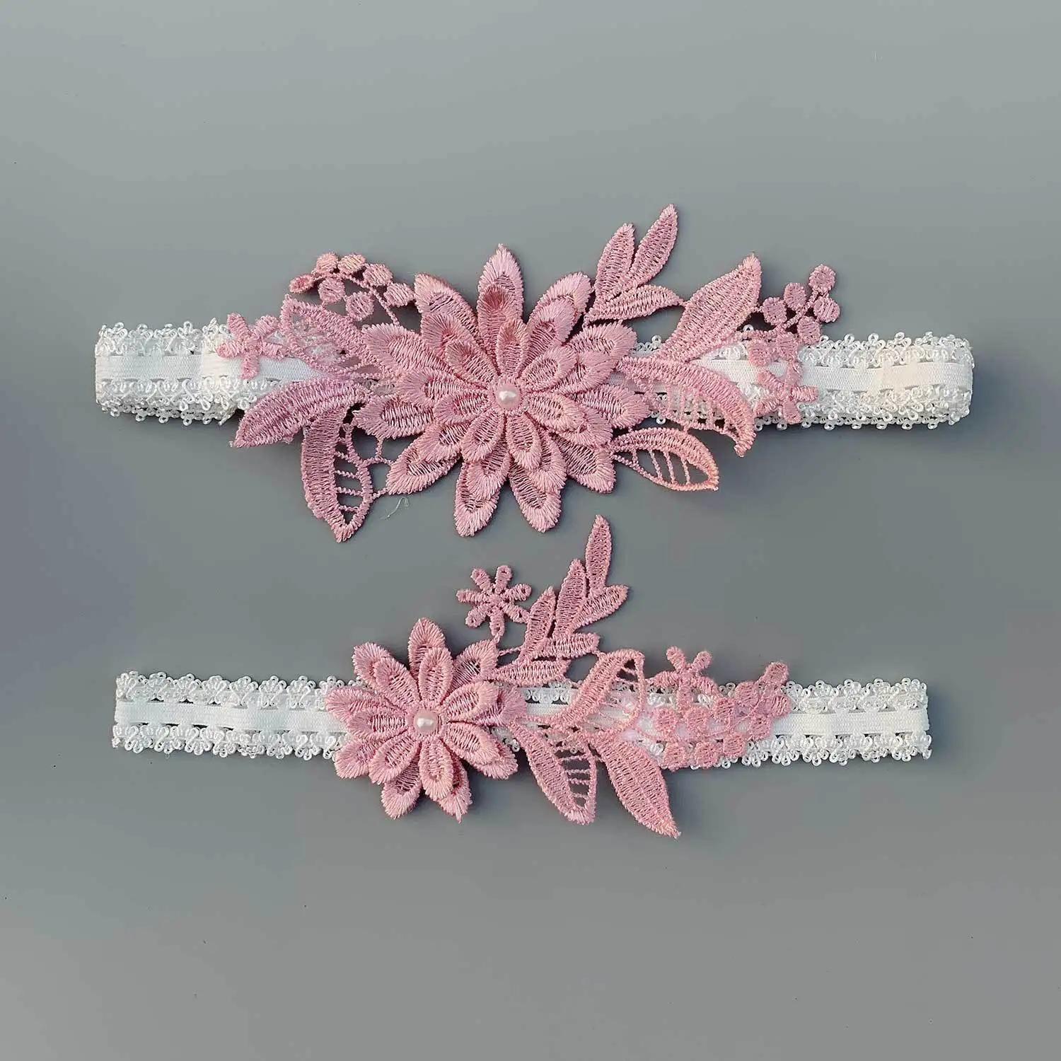 Jarretière élastique de mariage en perles de fleurs, jarretelles Sexy pour femmes, anneau de cuisse de mariée, anneau de jambe en dentelle, plusieurs couleurs