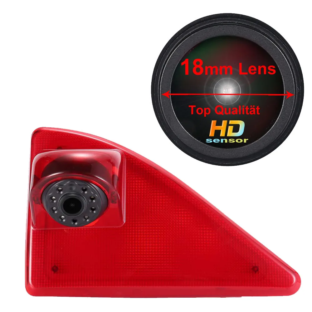 

100% Top Qualität gale18mm HD lens Car back up reverse light for Renault Master ab Nissan NV400 AB rear view parking camera