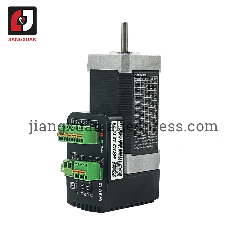 JMC iHSV42-40-07-24 78W NEMA 17 Integrated AC servo motor  Shaft 5mm work 24VDC iHSV42-40-05-24