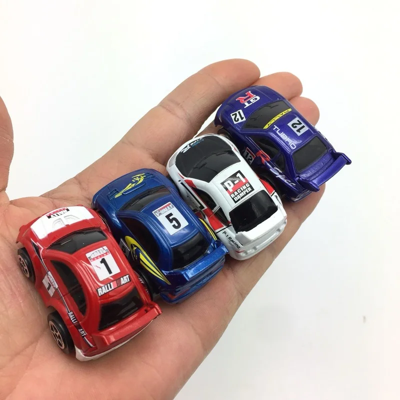 5cm Version Q Mini Alloy Mitsubishi Evo Honda TYPE-R Subaru WRC Nissan GT-R Metal Toys for Boys