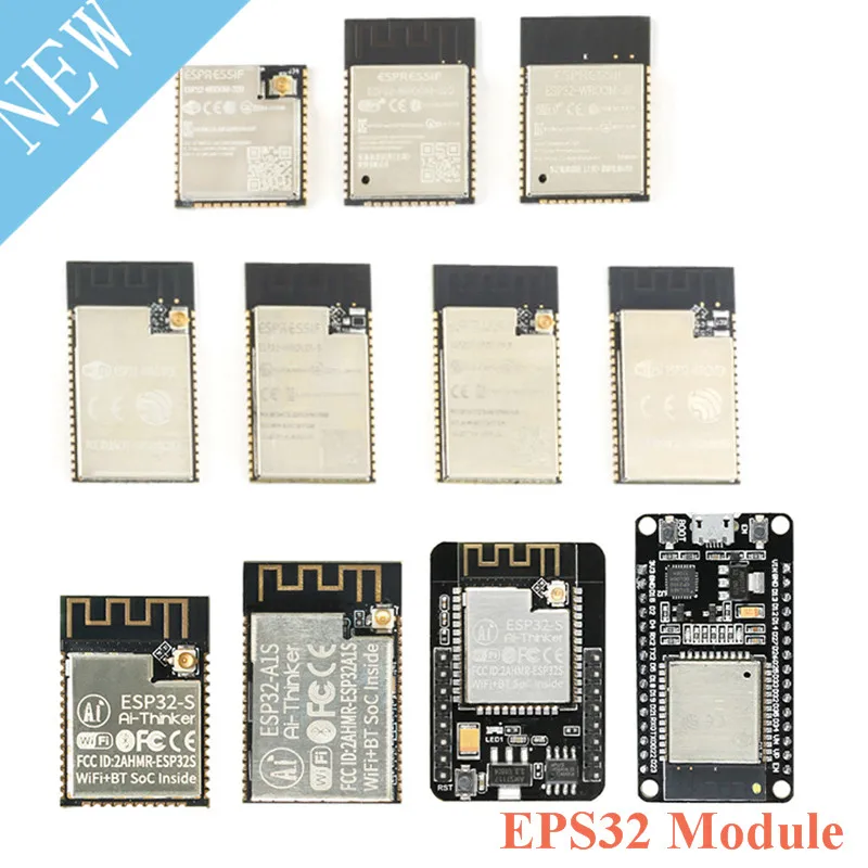 Модуль ESP ESP32 ESP32-WROOM ESP32-WROVER ESP32-CAM ESP-WROOM-32-IB -B Беспроводной Wi-Fi ESP32-WROOM-32D-32U ESP32-WROVER-I