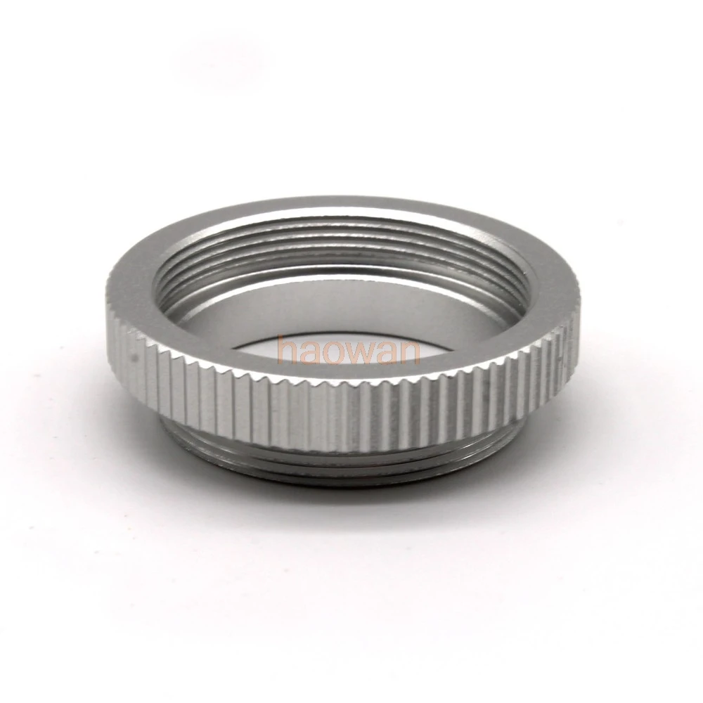 Adaptador de anillo Macro con montaje en c para lente de película CCTV M4/3 NEX5/3, 25mm, 35mm, 50mm, negro y plateado