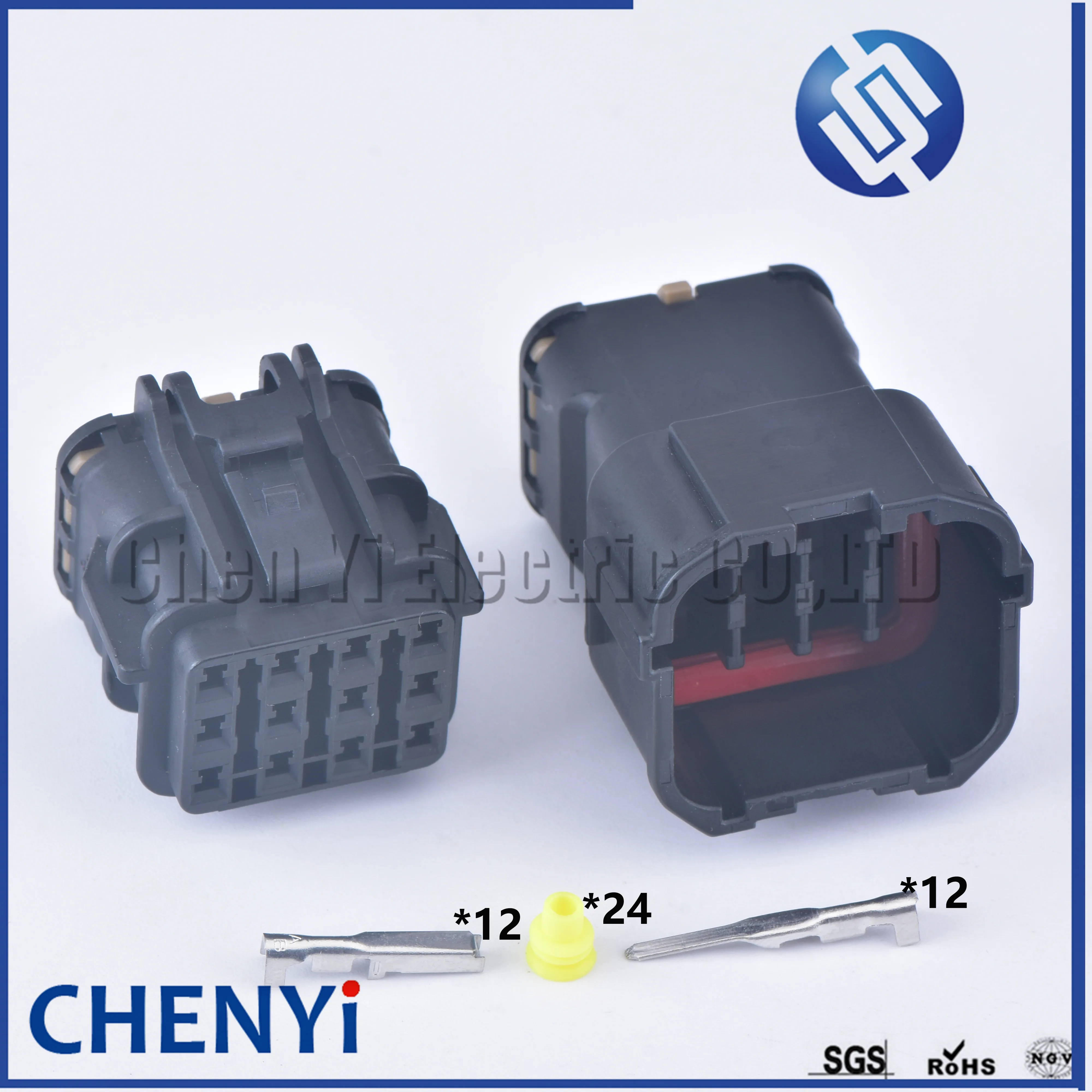 1 set 12 Pin Female or Male Excavator Auto Accelerator Pedal Motor Harness Connector Waterproof Plug MG640348 MG610346-5