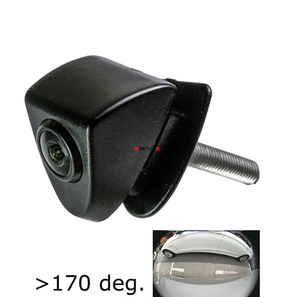 1920*1080P AHD 180deg Car Front View vehicle Logo Camera for Toyota Venza TUNDRA avalon carina avensis celica solara matrix CVBS